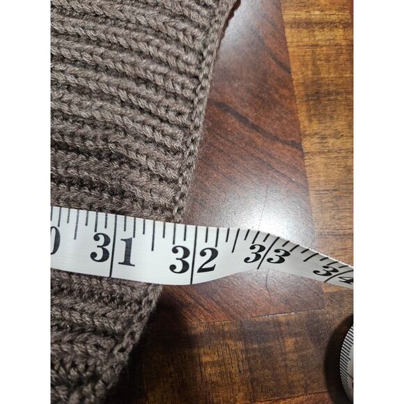 SOFT SURROUNDINGS Country Weekend Belted Wool Blend Sweater Cardigan Medium - Picture 9 of 9